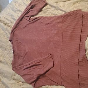 Mauve pink sweater